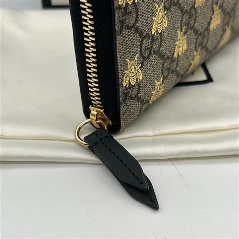 female gucci bumblebee wallet|Gucci wallet bifold.